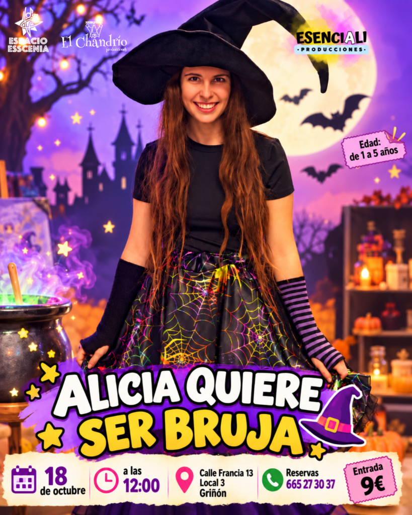 Cartel: Alicia quiere ser bruja
