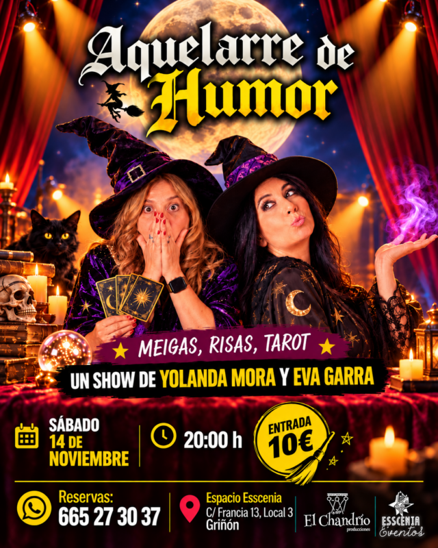 Cartel: Noche de Comedia – Aquelarre de Humor