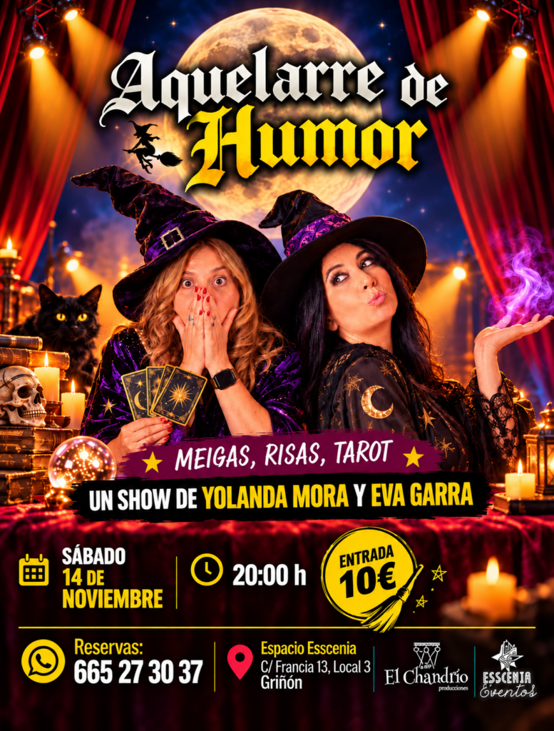 Cartel: Noche de Comedia – Aquelarre de Humor